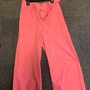 gianni bini pink flare jeans